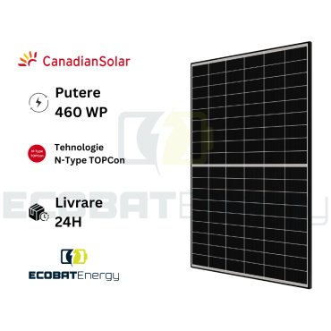 Panou fotovoltaic CanadianSolar 460WP N-Type TOPCon