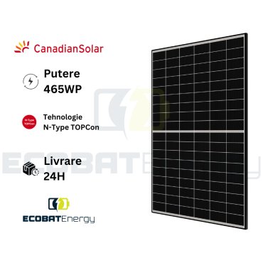 Panou fotovoltaic CanadianSolar 460WP N-Type TOPCon