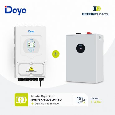 Combo SUN-6K-SG05LP1 & Deye SE-F12 11,8 kWh