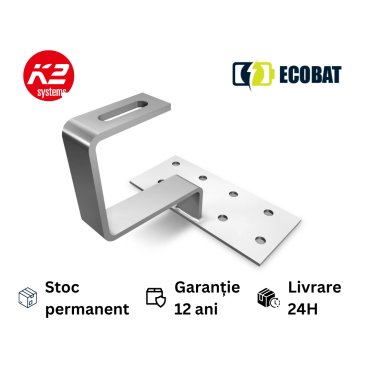 Carlig acoperis tigla K2 SYSTEMS SYSTEM SolidRail