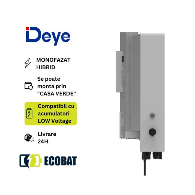 Invertor HIBRID MONOFAZAT Deye 6 kW SUN-6-SG03LP1-EU