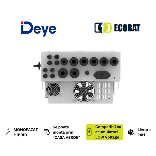 Invertor HIBRID MONOFAZAT Deye 6 kW SUN-6-SG03LP1-EU