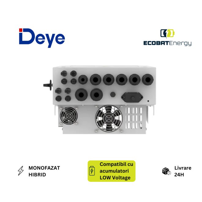 Invertor HIBRID MONOFAZAT Deye 12 kW SUN-12-SG02 LP1-EU 3MPPT