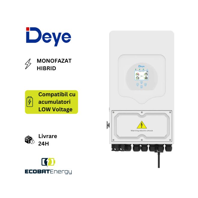 Invertor HIBRID MONOFAZAT Deye 12 kW SUN-12-SG02 LP1-EU 3MPPT