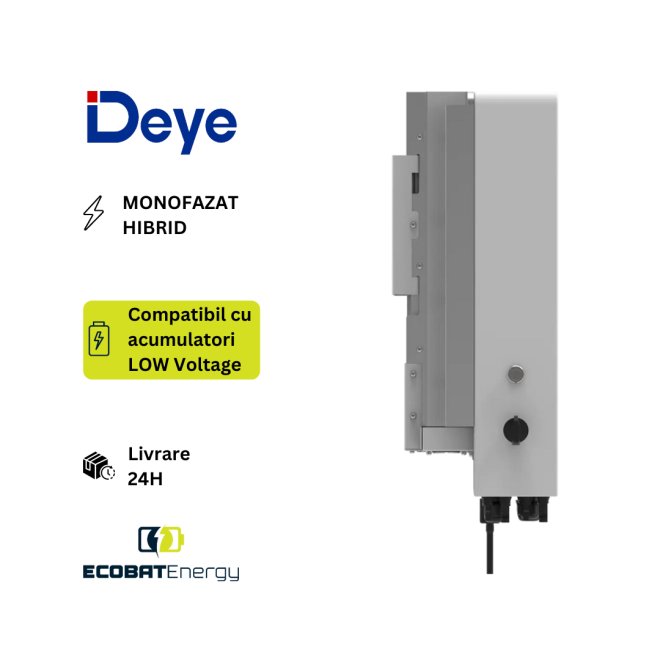 Invertor HIBRID MONOFAZAT Deye 12 kW SUN-12-SG02 LP1-EU 3MPPT