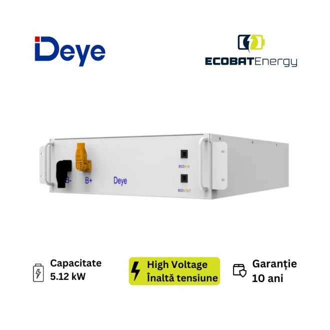 Acumulator Deye High Voltage 5.12 KWH BOS-G PRO Lifepo4 51.2V 100Ah