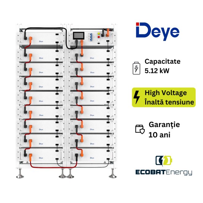 Acumulator Deye High Voltage 5.12 KWH BOS-G PRO Lifepo4 51.2V 100Ah