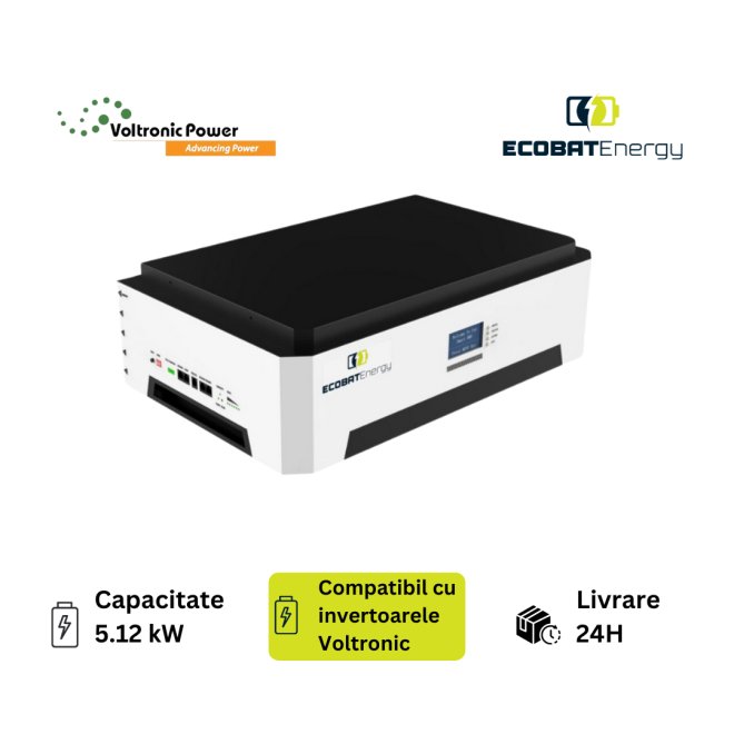 Combo Voltronic 8kw Off Grid & Powercube 5.12 Kwh