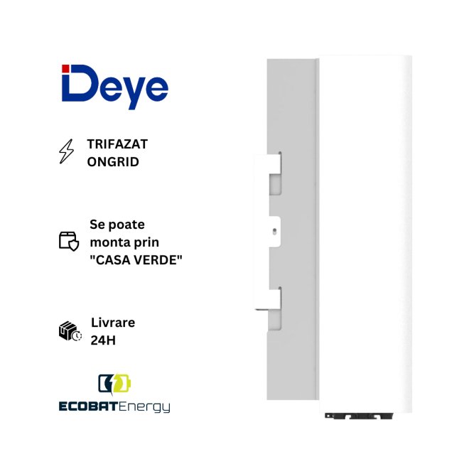 Invertor ONGRID TRIFAZAT Deye 10 kW SUN-10K-G06P3-EU