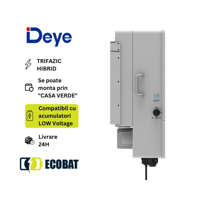 Invertor HIBRID TRIFAZIC Deye 6 kW SUN-6-SG04LP3-EU