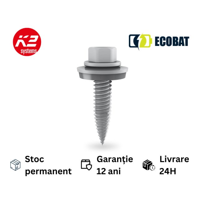 Surub Autoforant 6×25 Minirail K2 Systems