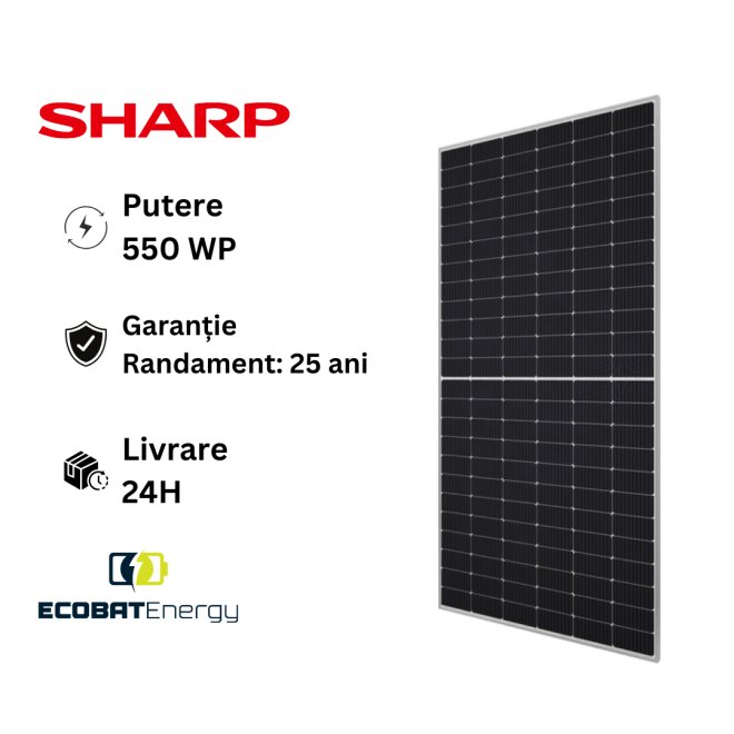 Panou fotovoltaic Sharp NU-JD545 / 550W