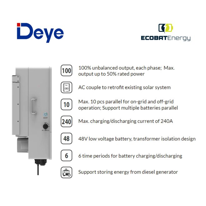 Invertor Deye Hibrid SUN-5K-SG04LP3-EU LV