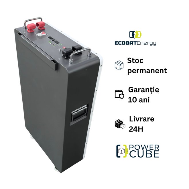 Acumulator 10.24 KWh Lifepo4 Ecobat Energy Powercube 51.2V 200Ah