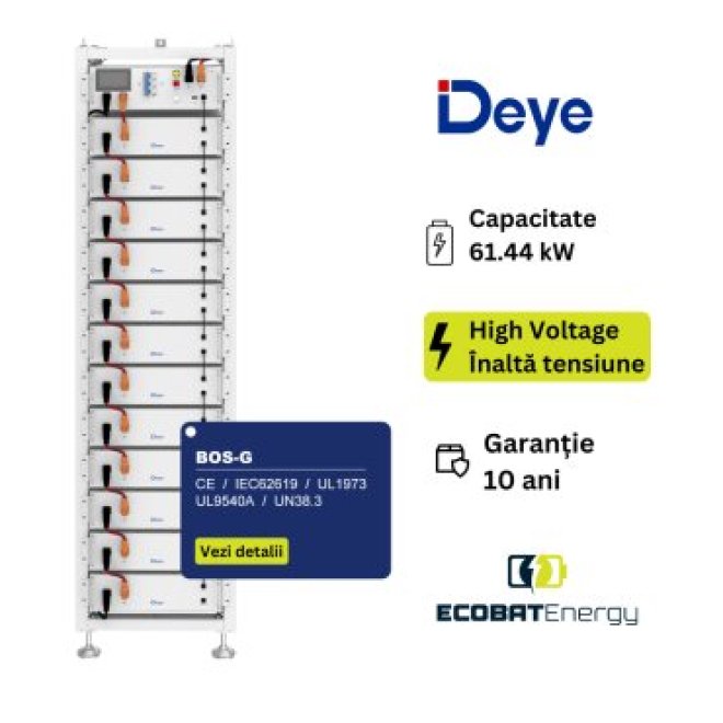 Sistem Stocare Deye BOS-G HV 20Kwh IP20