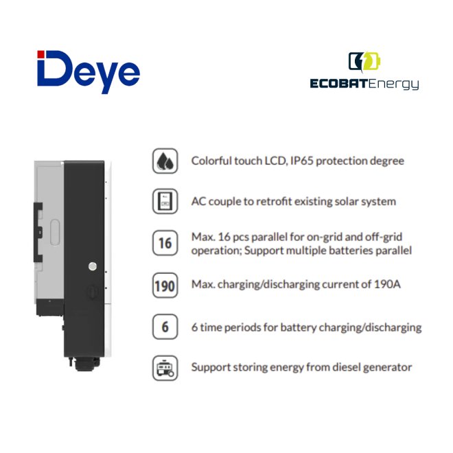 Invertor Deye Hibrid SUN-8K-SG05LP1-EU