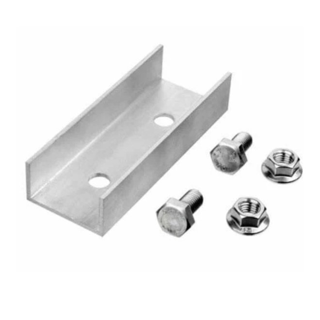 SET conector profil aluminiu Tip H cu șurub și piuliță