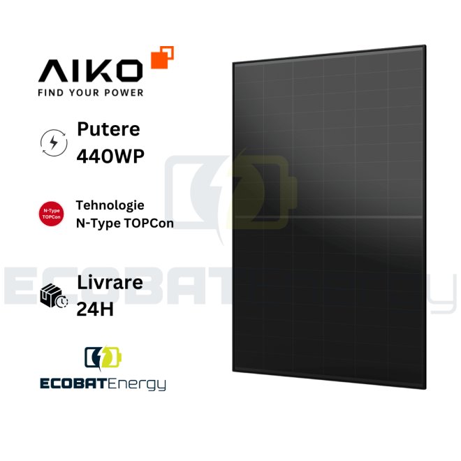 Panou fotovoltaic Aiko-A440 N-Type TOPCon