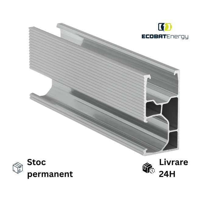 Profil aluminiu Tip C 26 x 52 mm x 2,4 ml