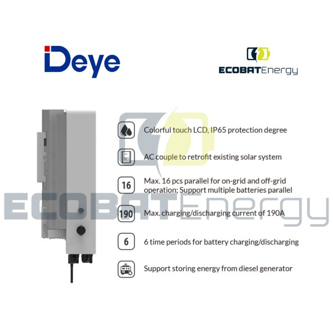 Invertor Deye Hibrid SUN-8K-SG01LP1-EU