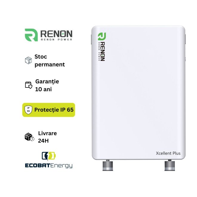 Acumulator Renon Lifepo4 Xcellent Plus 16 kWh 51.2V-314Ah IP65 Cu Incalzire