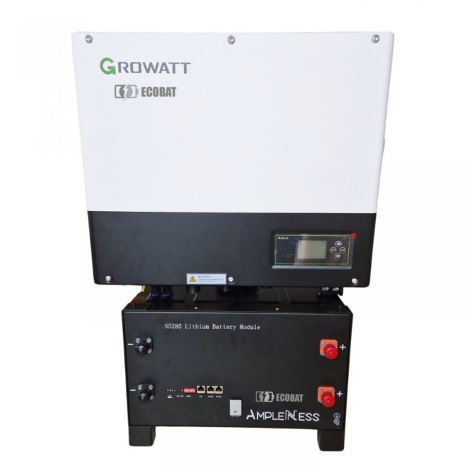Kit Fotovoltaic On-Grid Hibrid Growatt 7,3 KWP