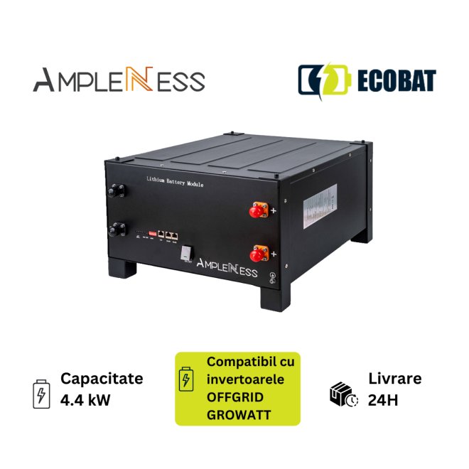 Combo Growatt SPF5000ES Off Grid & Amplenes 4,4 Kwh