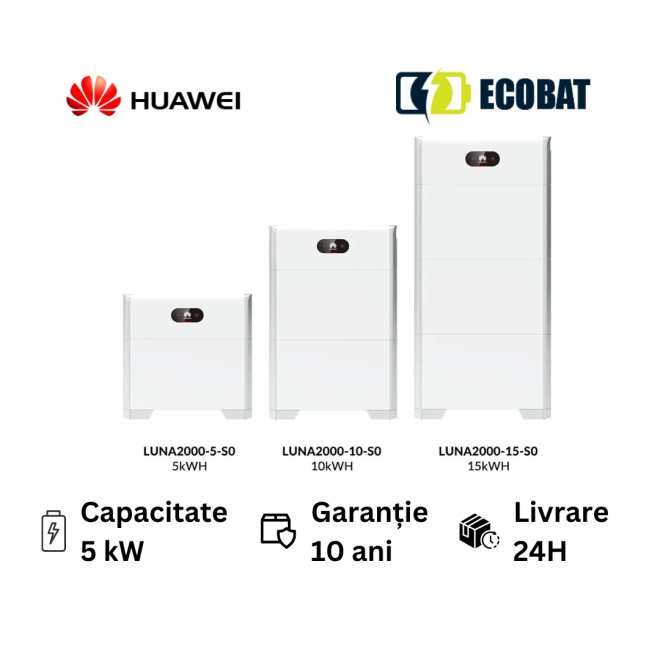 Modul Baterie Huawei LUNA 5KWh- Fara Baza-BMS