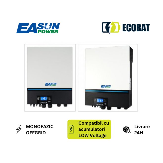 Invertor EASUN SMW 11kW Functie Paralel 48V 2xMPPT 150A