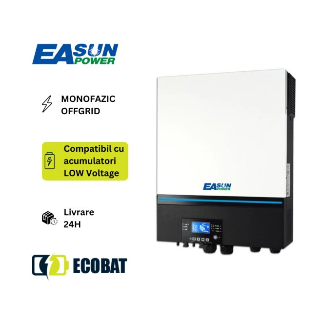 Invertor EASUN SMW 11kW Functie Paralel 48V 2xMPPT 150A