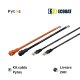 Kit Cablu Inverter-Acumulator  Pytes V5 50mm grosime-150A- Amphonel 8.00mm