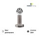 Surub cap hexagonal M10 x 25 INOX cu piulita autoblocanta